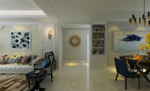 梵客装饰天通苑132平三居室现代美式风格造价14万装修效果图