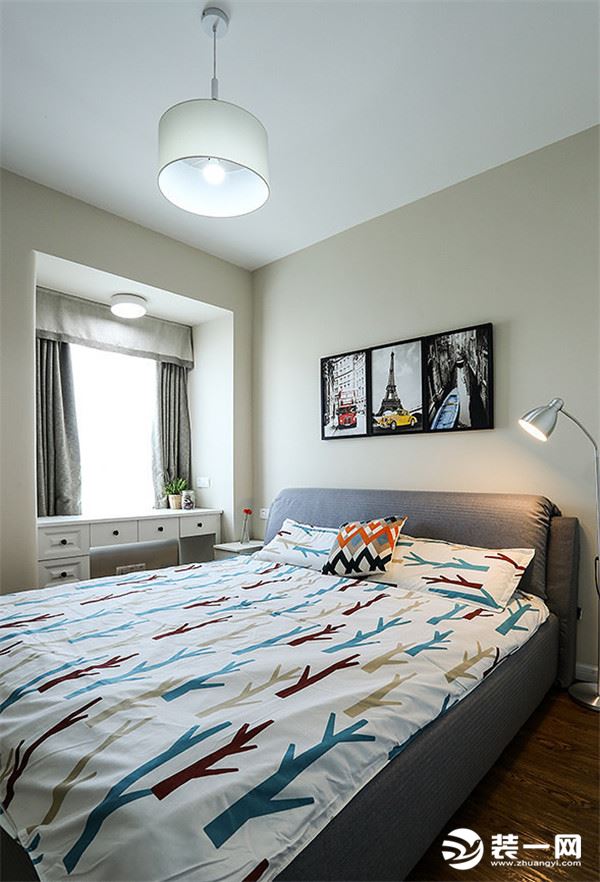 【维享家装饰】65平两居室的北欧新家——卧室