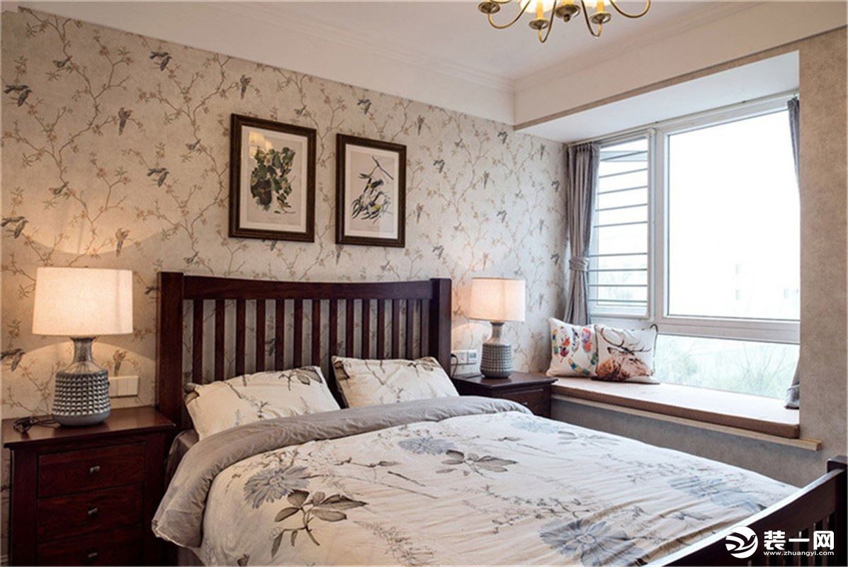 【维享家装饰】美剧迷的现代美式三居室——卧室全景