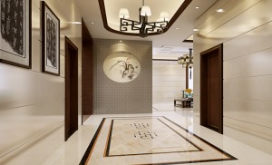 扬州新中式风格别墅装修案例
