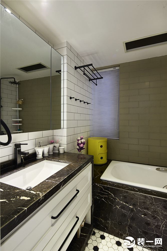 100平米现代风格三居室卫浴间