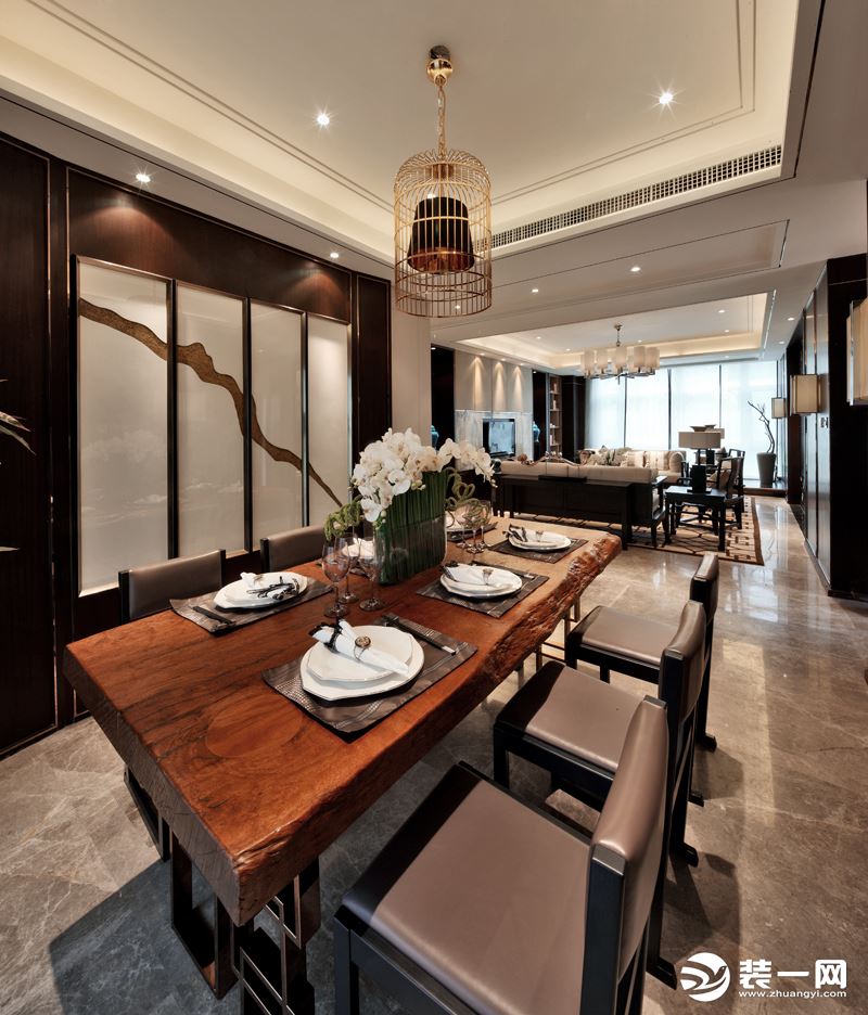 150平米新中式风格三居室餐厅