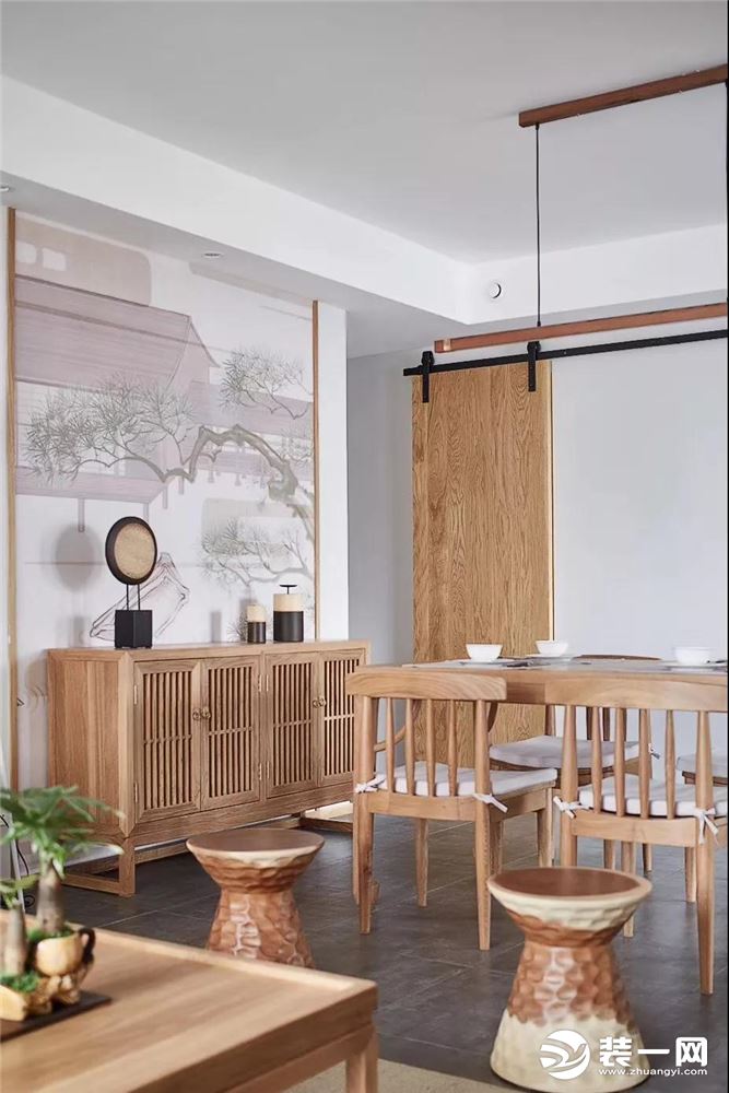 120平米日式风格三居室餐厅