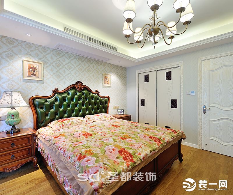 125平米欧式风格三居室卧室