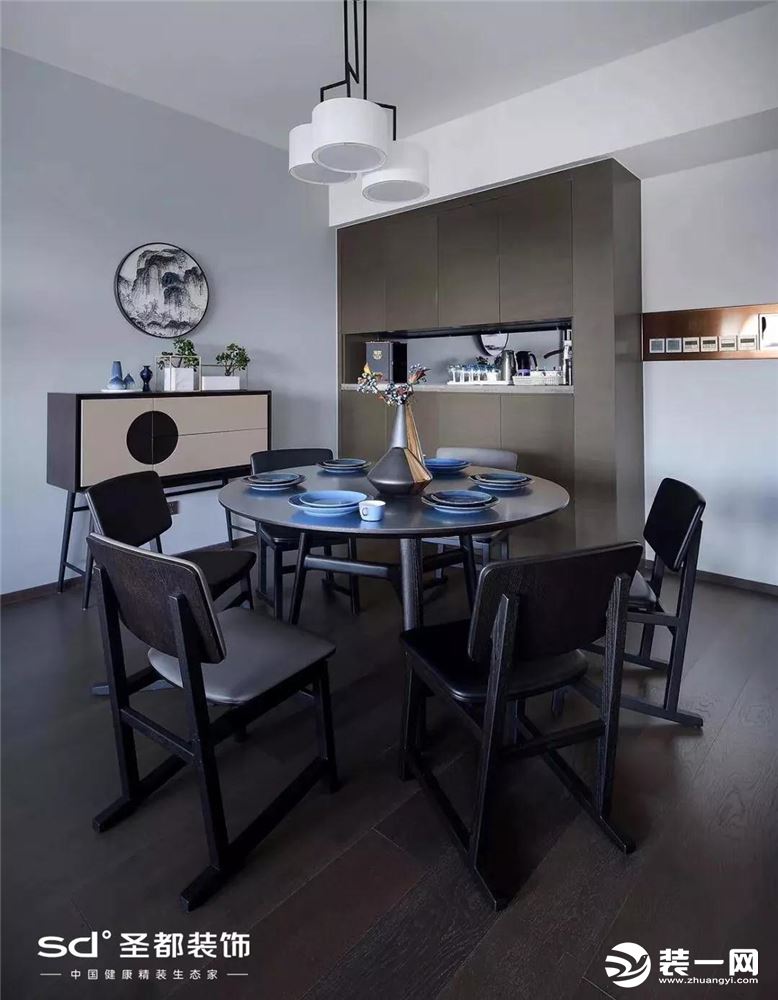 170平米新中式风格三居室餐厅