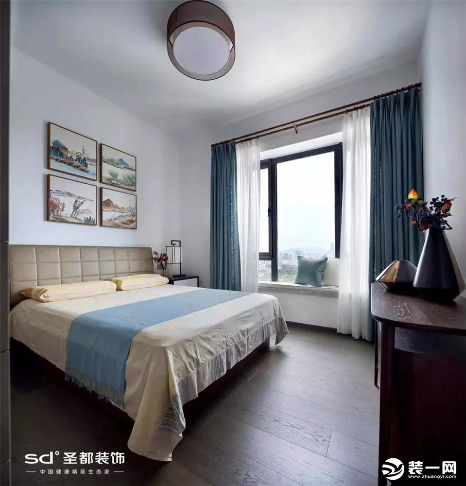 170平米新中式风格三居室卧室