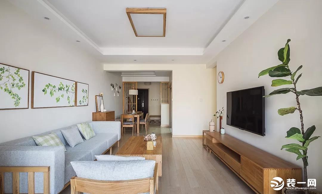 90平米日式风格两居室客厅