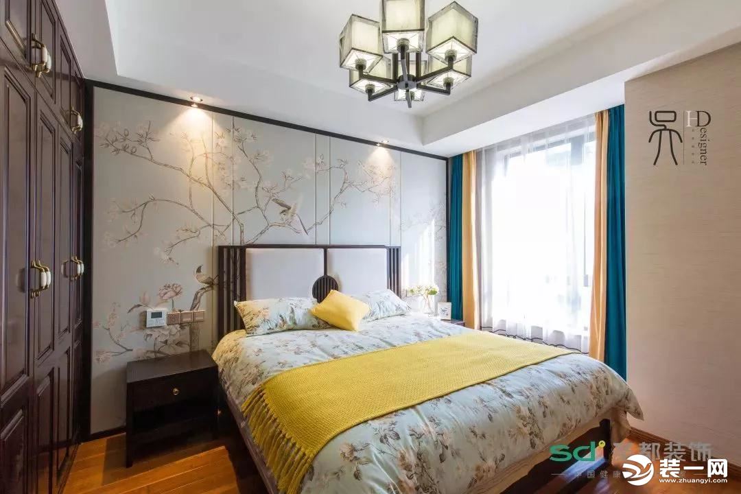 130新中式风格三居室卧室