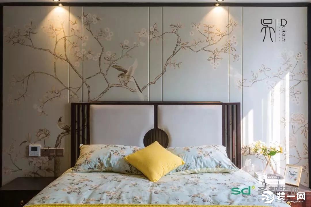 130新中式风格三居室卧室