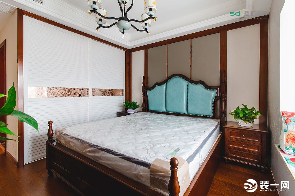 132平米美式新古典风格三居室卧室