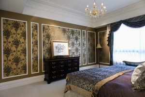 130平米欧式风格三居室卧室