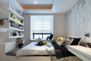 92平米现代风格两居室卧室