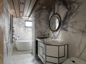 118平米现代风格三居室卫浴间