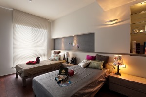 120平米现代风格三居室卧室