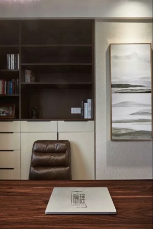 100平米新中式风格两居室书房