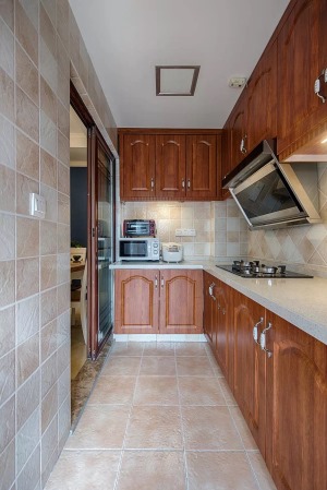 80平米美式风格两居室厨房