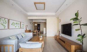 90平米日式风格两居室客厅