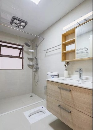 90平米日式风格两居室卫浴间