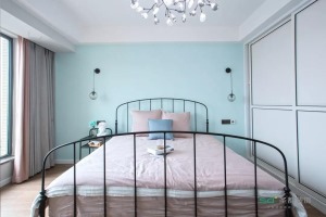 165平米北欧风格三居室卧室装修效果图