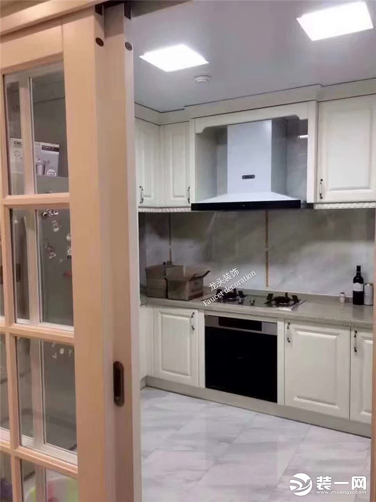 福州潘墩新城三居室125平简欧风格厨房装修效果图