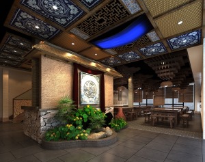 云南饭店大厅设计