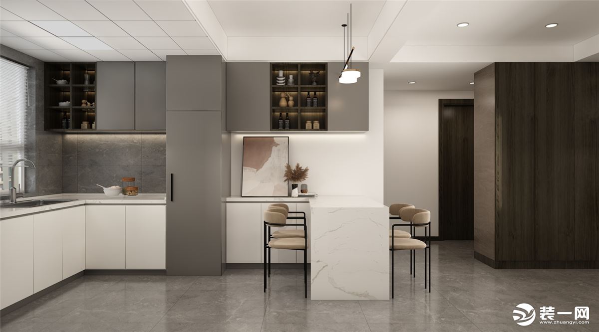 石家庄东易日盛装饰-维多利亚125平米现代风格厨房装修效果图