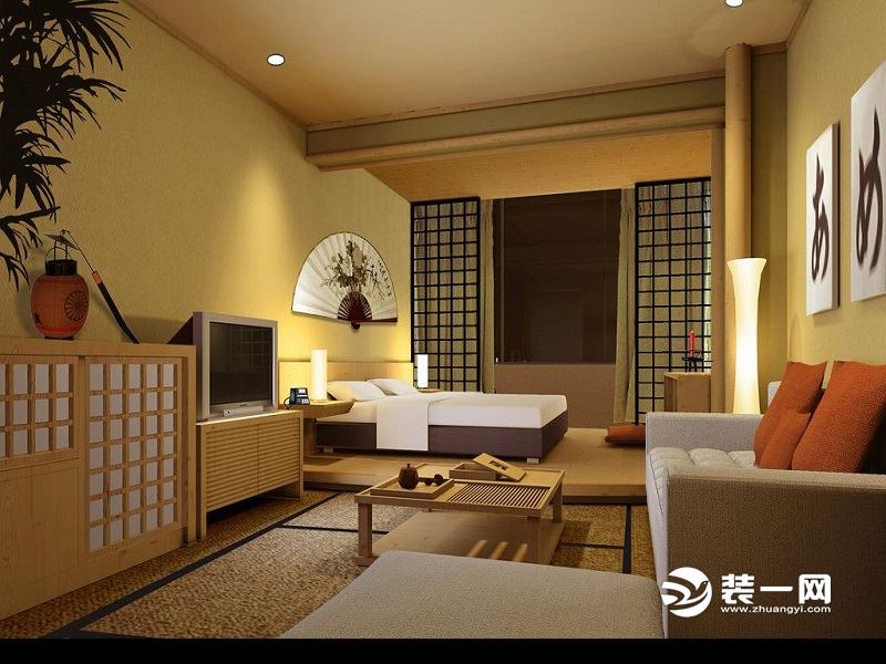 郑州家装设计多功能日式家装效果图