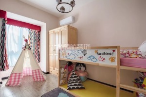 【领航装饰】徐州100平方户型北欧风格三居室儿童房装修效果图