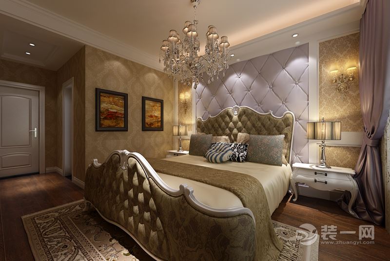 卧室效果图  名邦西城国际 160㎡  欧式 纳米空间装饰