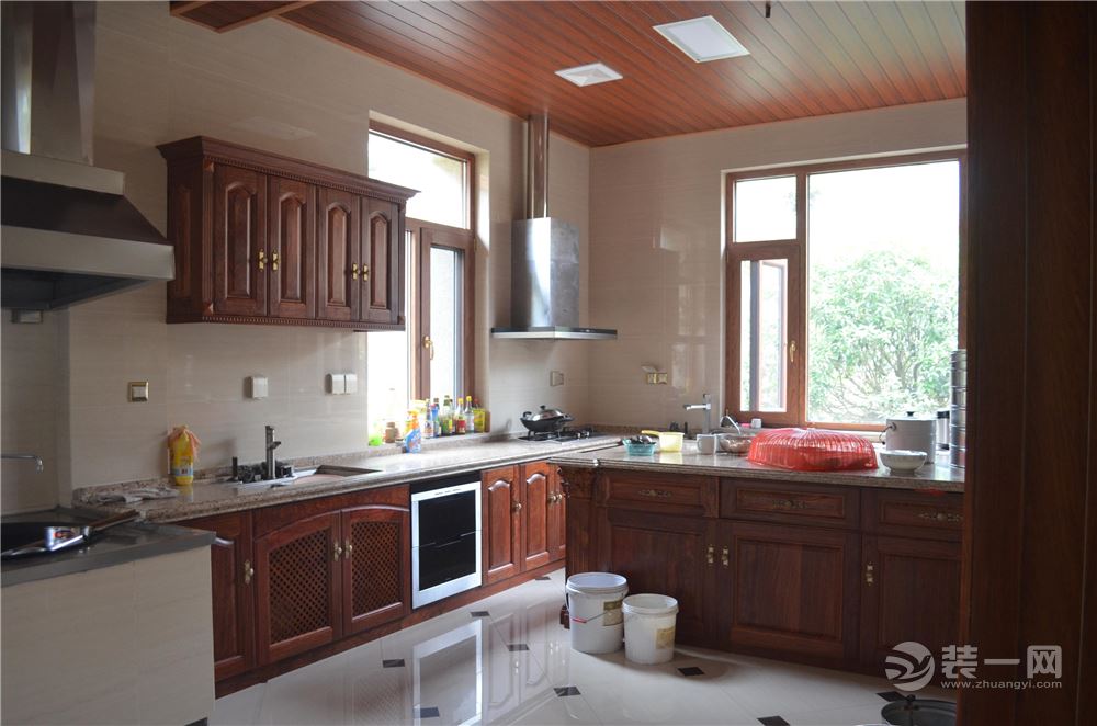 浏阳别墅 350平 造价60万 中式风格厨房
