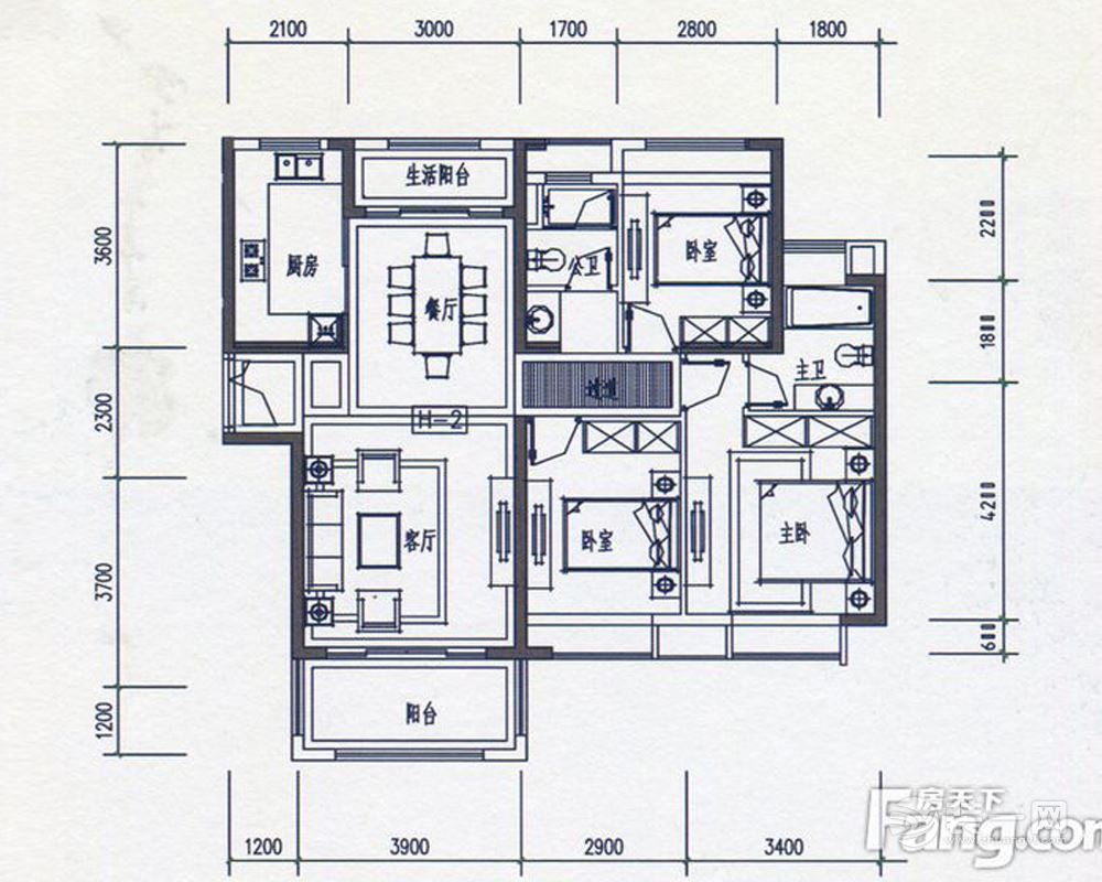 在休闲氛围、机能分配以及格局尺度的通透表述中，找寻合乎使用逻辑的完美平衡。在玄关起始，拿捏机能比例的