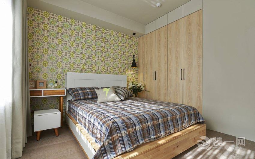 福州时代美景90平米两居室日式风格卧室效果图