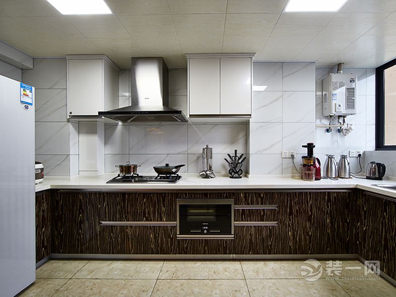 福州华林御景135平米三居室中式风格厨房效果图
