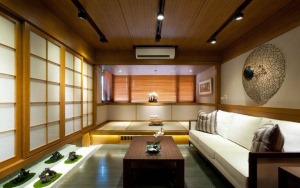 福州108平米两居室日式风格客厅效果图