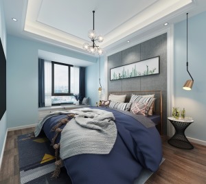 卧室  新中式的设计将东方经典的哲学意味融入到居室设计之中