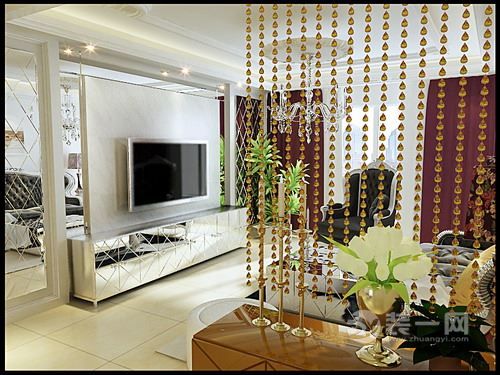 中海国际 105平米户型装修 两居室低调奢华