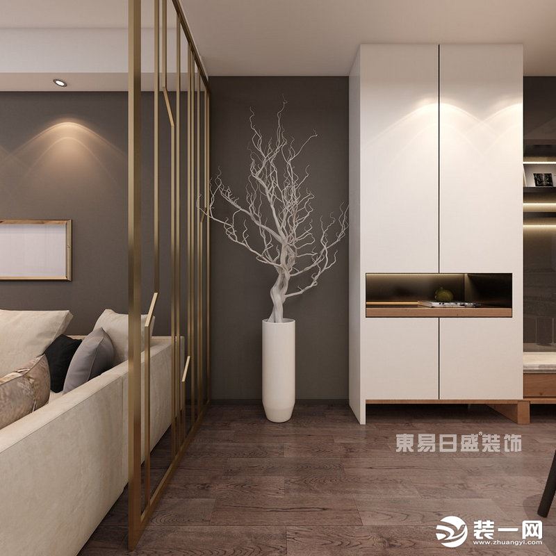 世欧上江城130平米现代简约风格客厅装修效果图