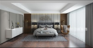 東方威尼斯別墅-450平米別墅-現代輕奢風格裝修效果圖