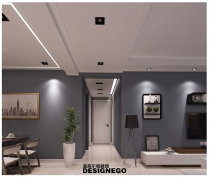 黑白灰简约风为90后业主量身定制，设计师挑选性价比高材料和家具，尽可能实现效果图和实景一比一呈现