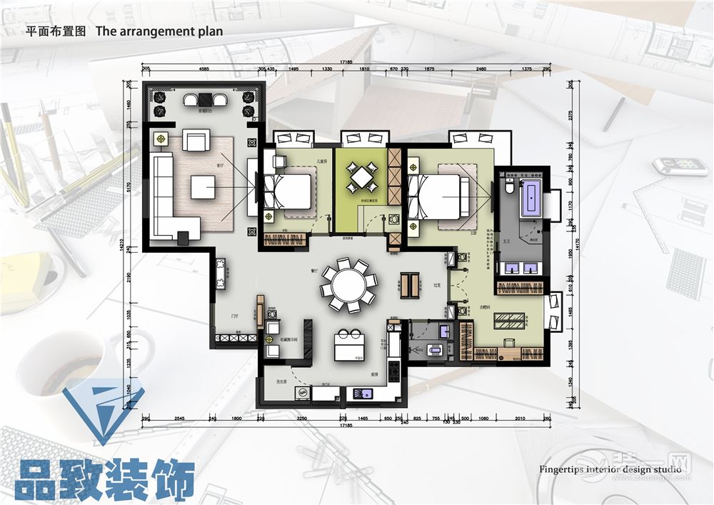 1平面布置图