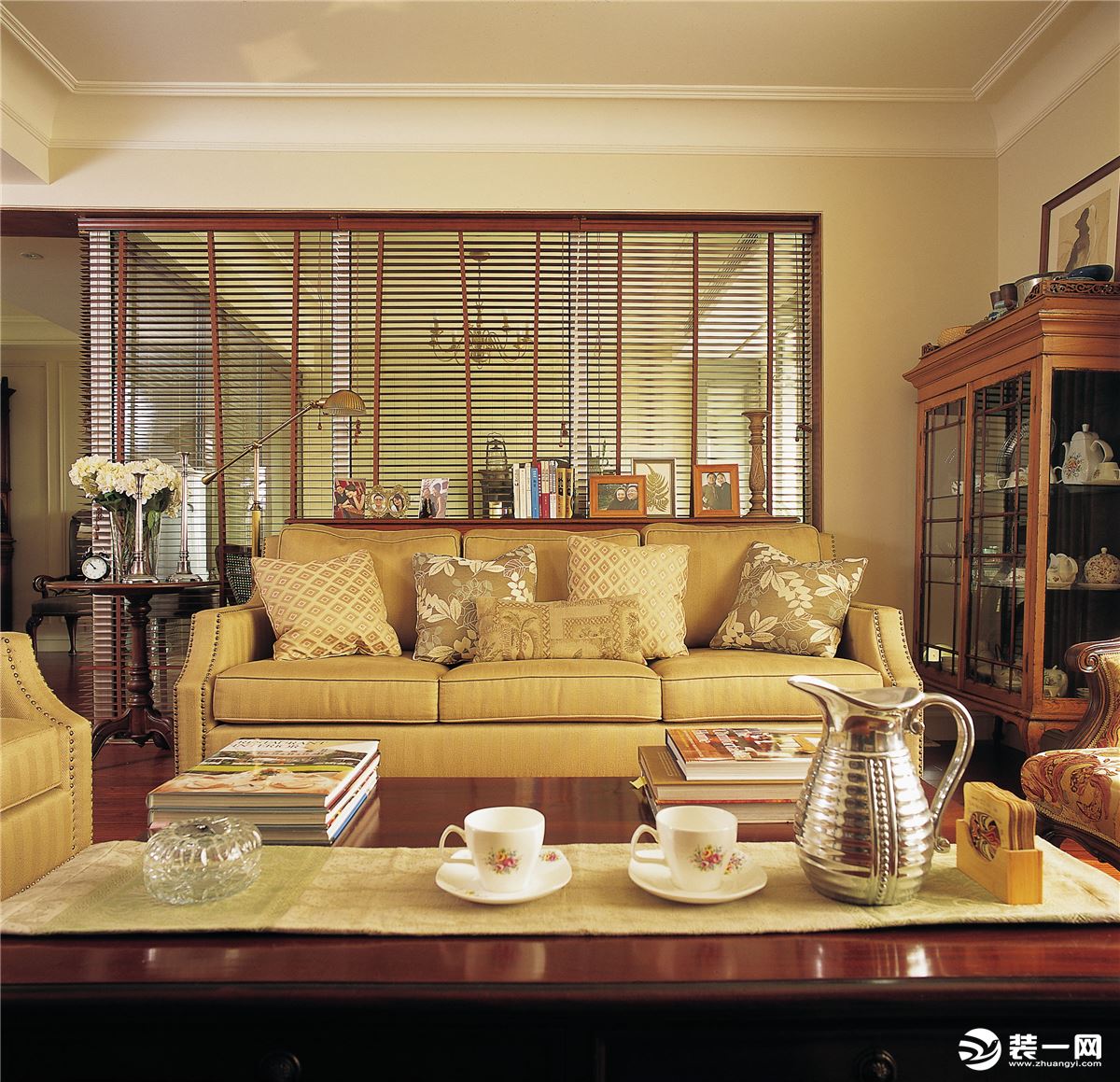 客厅 碧海红树园108平三居室法式风格效果图