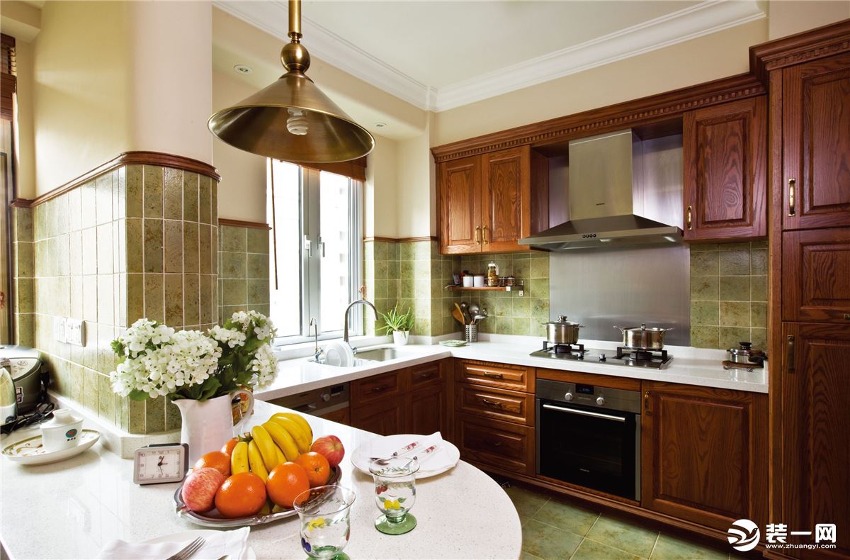 厨房 碧海红树园108平三居室法式风格效果图