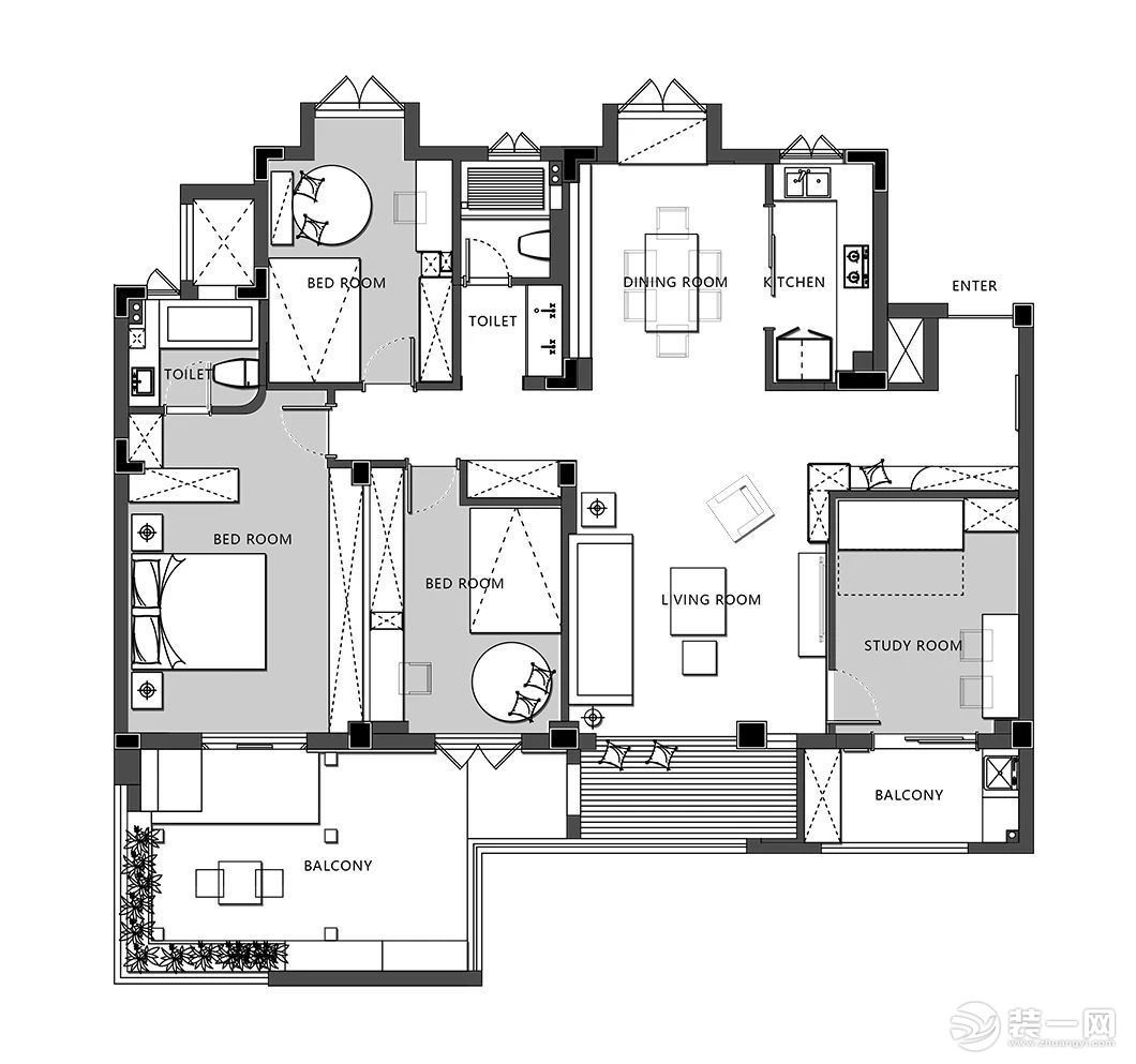 越湖家天下+簡約風(fēng)+29萬