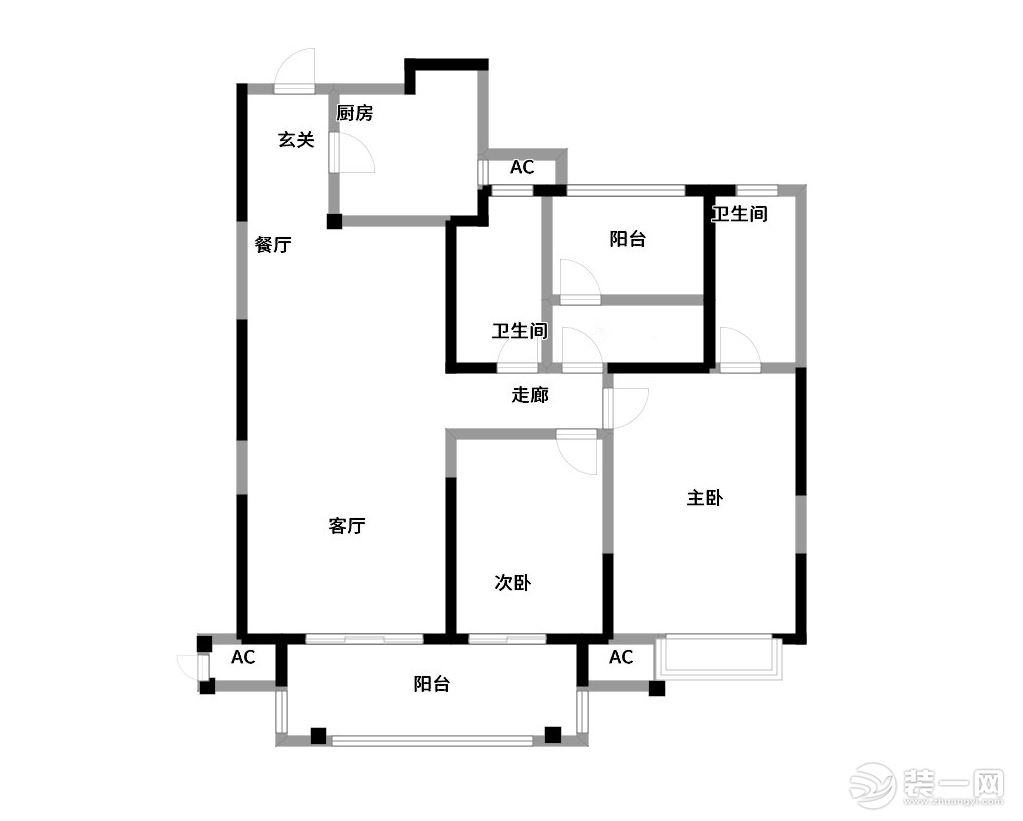 華潤凱旋門+現(xiàn)代風格+17萬