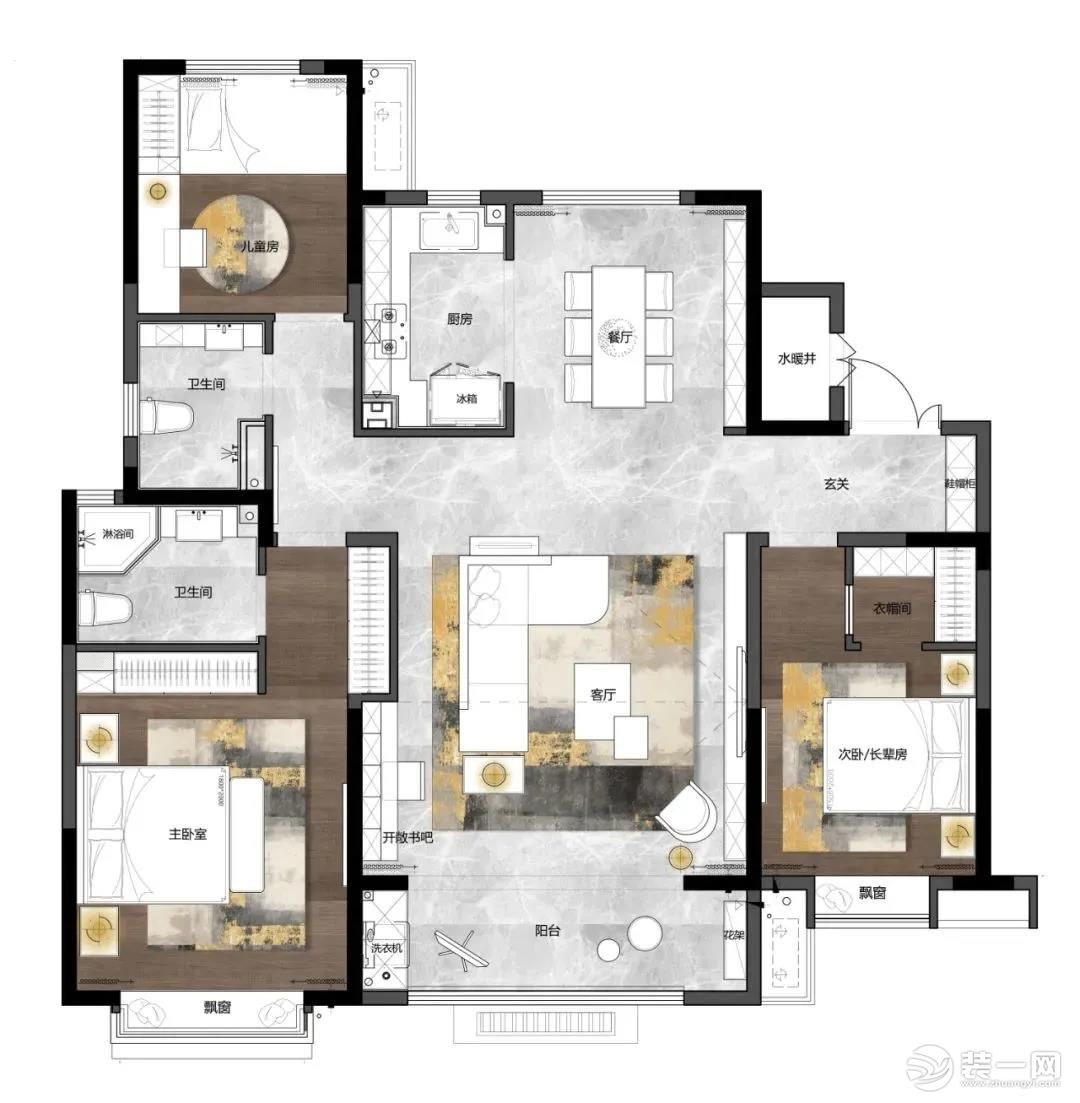 世貿瀚河苑+現(xiàn)代風+28萬