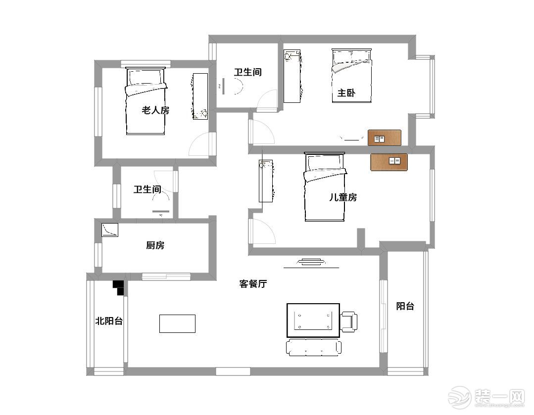 綠地江南華府+現(xiàn)代簡約風(fēng)格+15萬