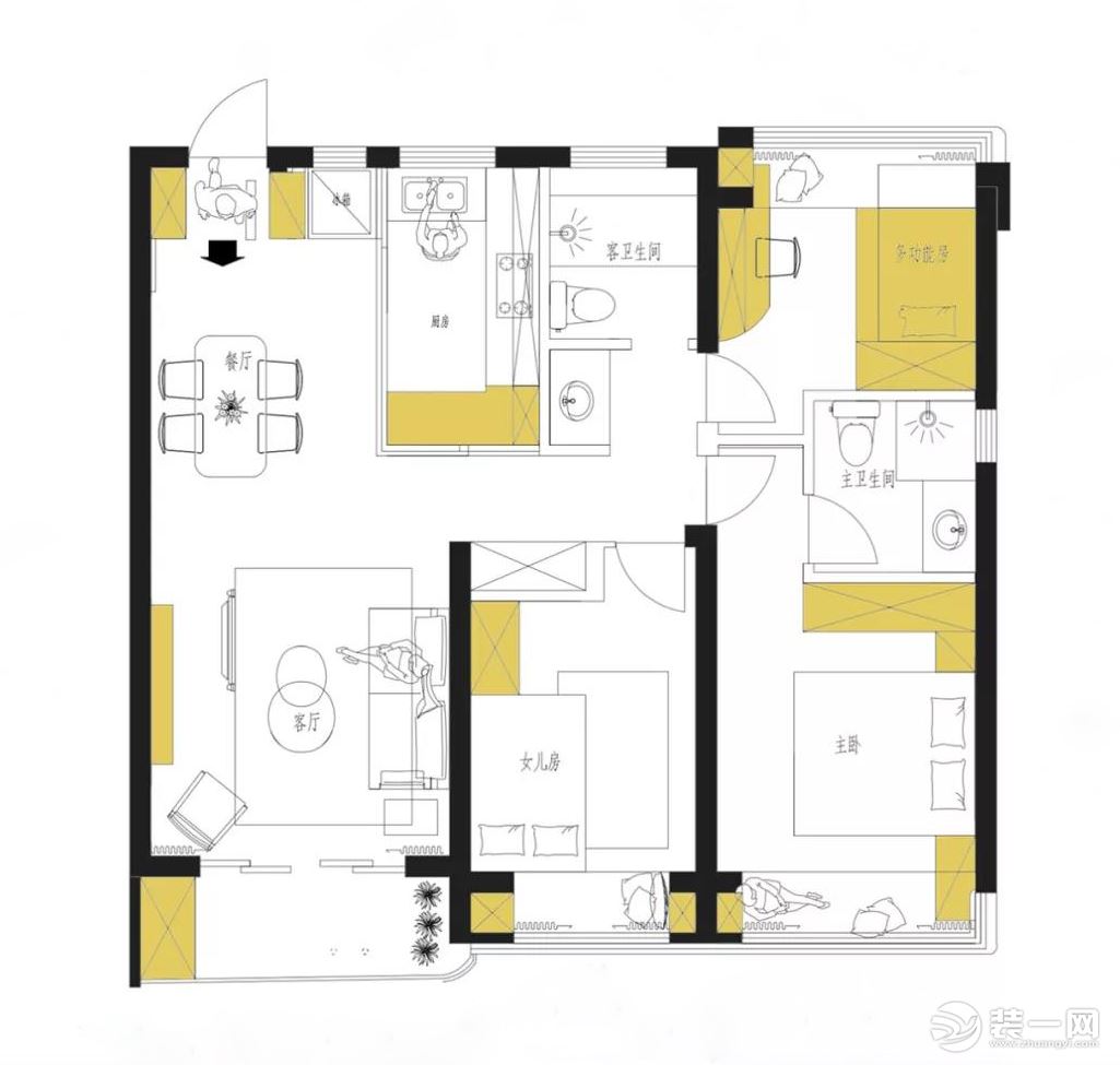 阳光城丽景湾+现代风格+16万