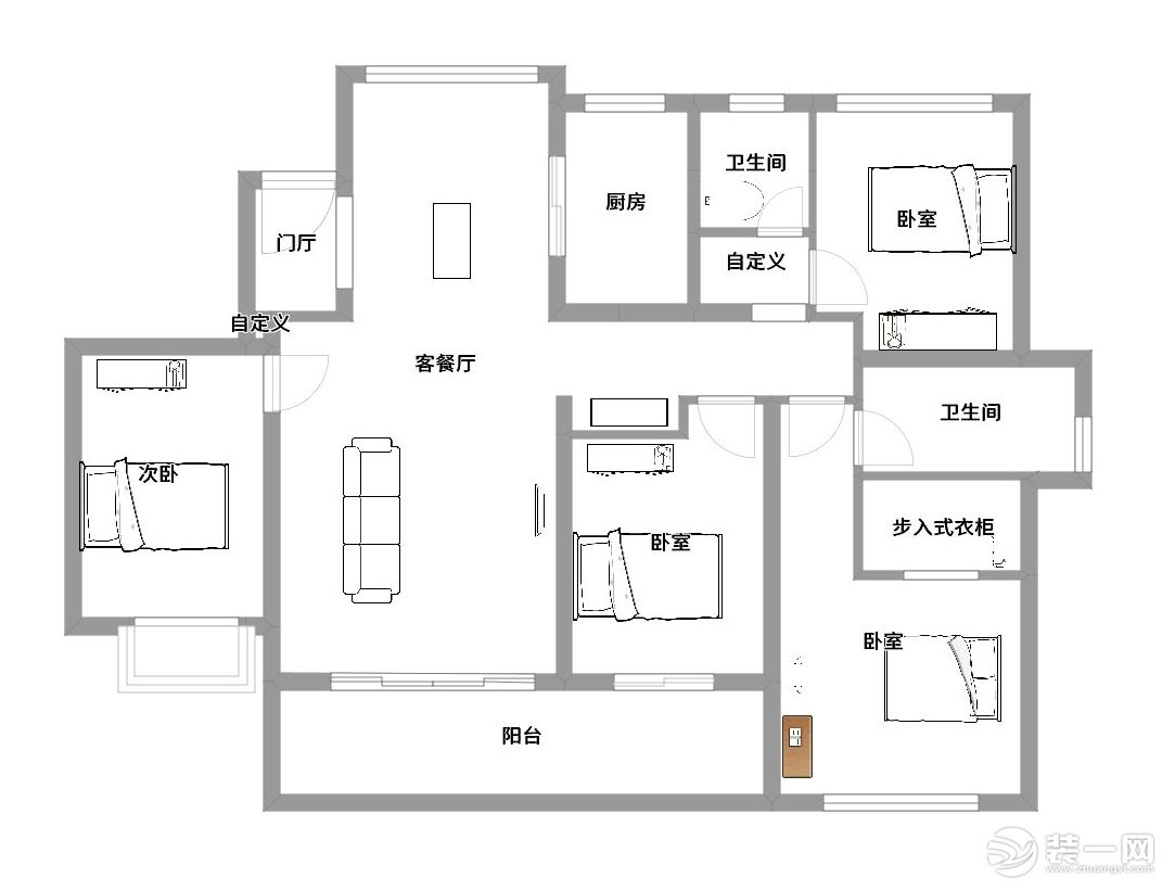 大运河府+现代风格+24万