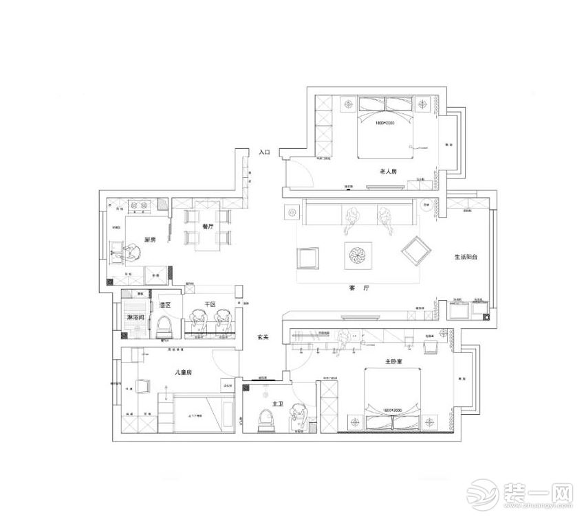 世貿(mào)瀚河苑+現(xiàn)代風(fēng)格+25萬