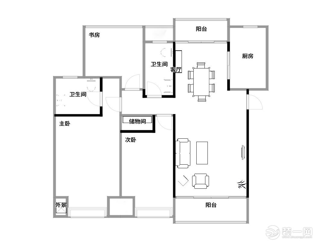 招商雍華府+現(xiàn)代輕奢風(fēng)+全包21萬(wàn)